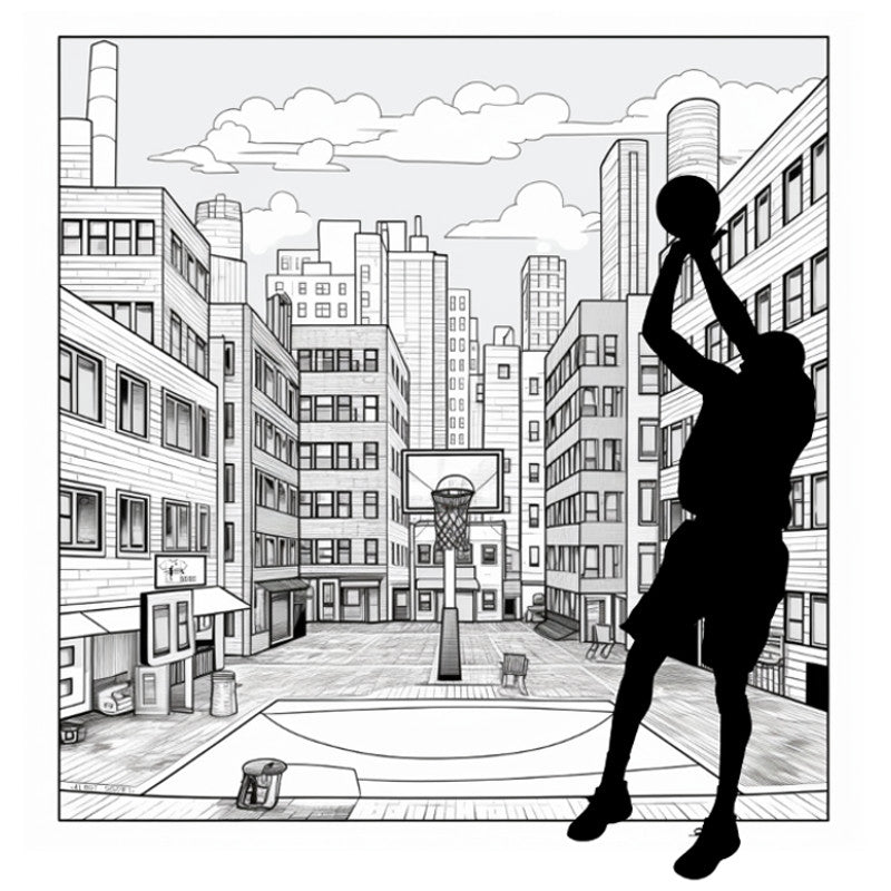 PEN & INK TRIBUTES – Dunk Lllama