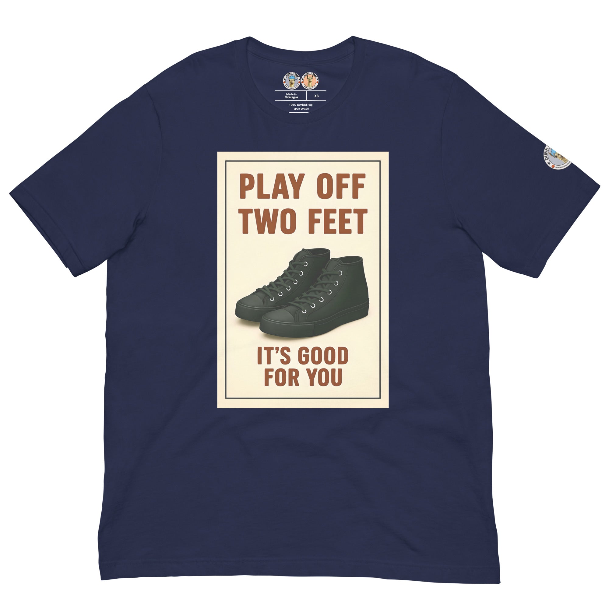 PLAY OFF TWO FEET T – Dunk Lllama